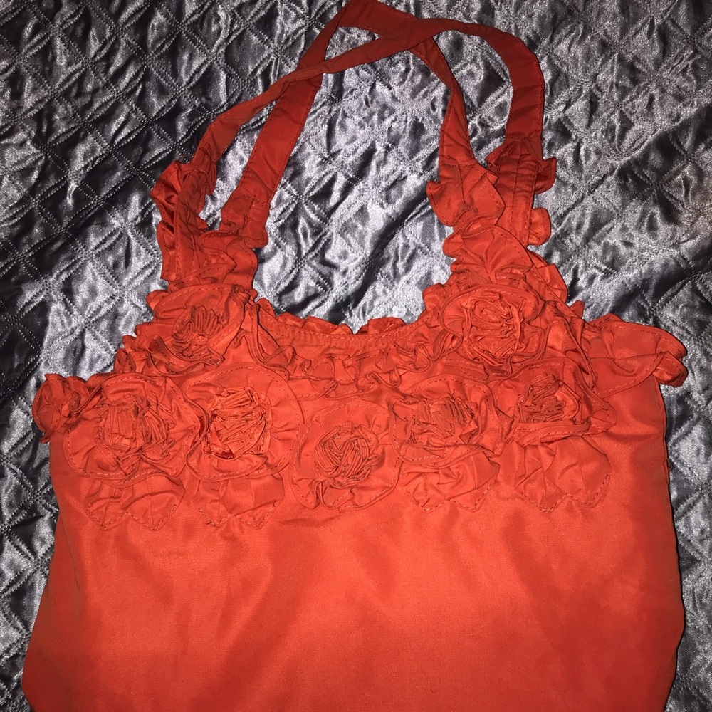Orange rose bag